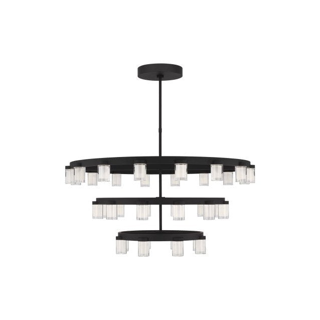 Visual Comfort Modern - KWCH19627B - LED Chandelier - Esfera - Nightshade Black