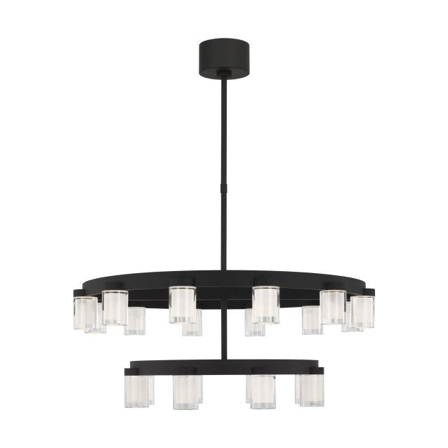 Visual Comfort Modern - KWCH19827B - LED Chandelier - Esfera - Nightshade Black