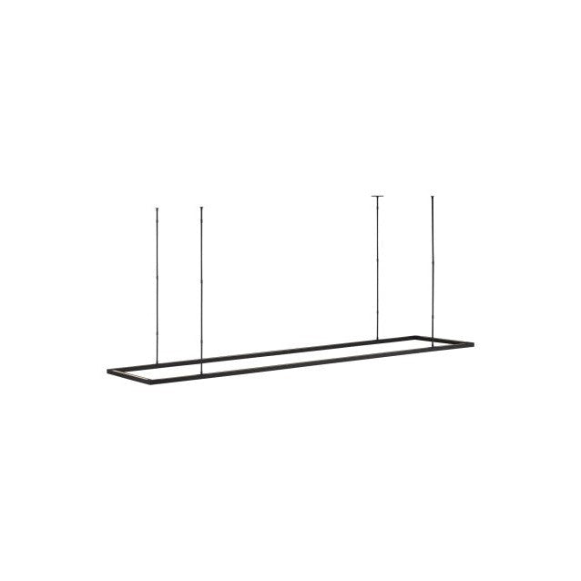 Visual Comfort Modern - MDLS18627B - LED Linear Suspension - Stagger - Nightshade Black