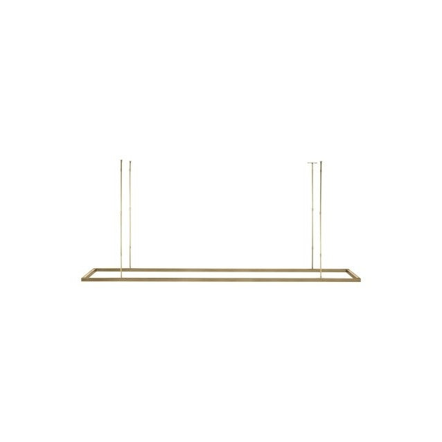 Visual Comfort Modern - MDLS18627NB - LED Linear Suspension - Stagger - Natural Brass