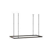 Visual Comfort Modern - MDLS18727B - LED Linear Suspension - Stagger - Nightshade Black