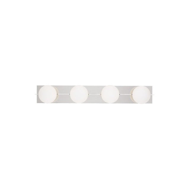 Visual Comfort Modern - SLBA123N - Four Light Bath Vanity - Orbel - Polished Nickel