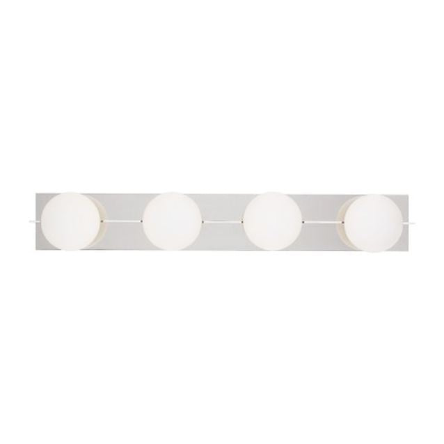 Visual Comfort Modern - SLBA123N - Four Light Bath Vanity - Orbel - Polished Nickel