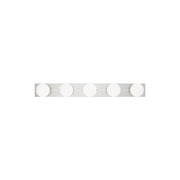 Visual Comfort Modern - SLBA124N - Five Light Bath Vanity - Orbel - Polished Nickel