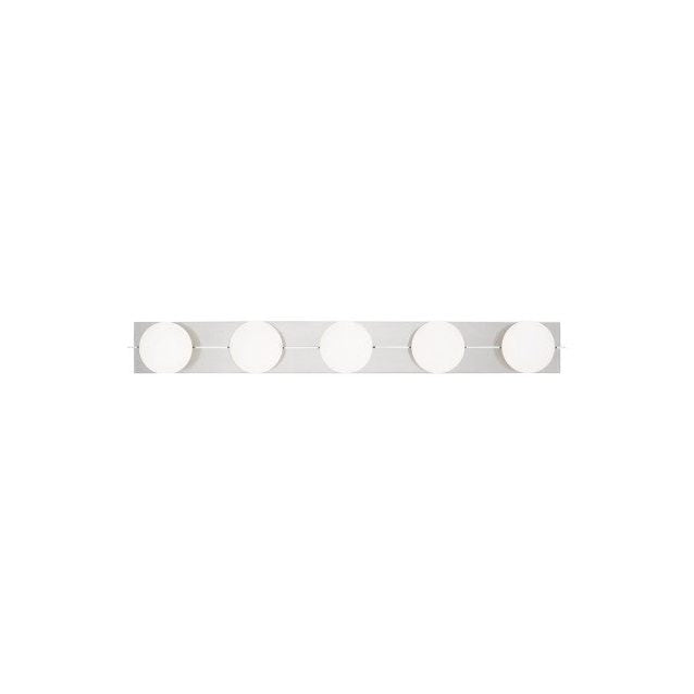 Visual Comfort Modern - SLBA124N - Five Light Bath Vanity - Orbel - Polished Nickel
