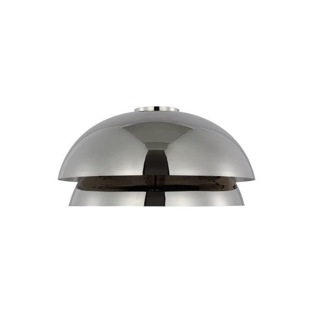 Visual Comfort Modern - SLFM13627N - LED Flush Mount - Shanti - Polished Nickel