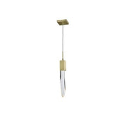 Avenue Lighting - HF1901-1-AP-BB-C - LED Pendant - Aspen - Brushed Brass