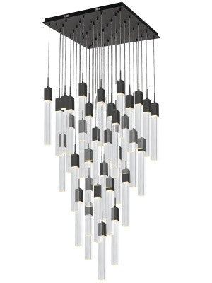 Avenue Lighting - HF1903-41-GL-BK-C - LED Pendant - The Original Glacier - Black