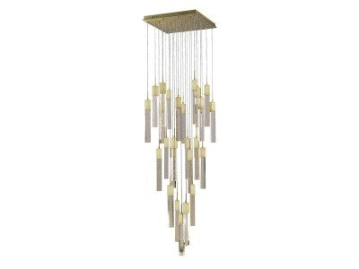 Avenue Lighting - HF1904-25-GL-BB-C - LED Pendant - The Original Glacier - Brushed Brass