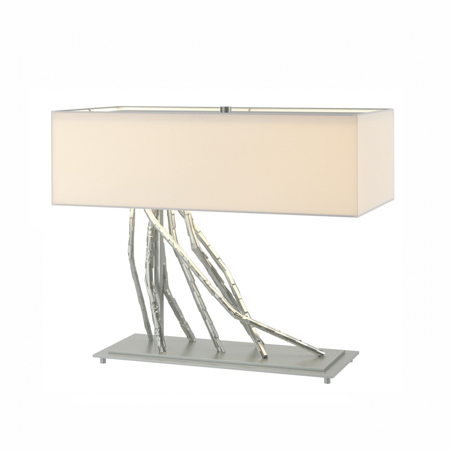 Hubbardton Forge - 277660-SKT-82-SF2010 - Two Light Table Lamp - Brindille - Vintage Platinum