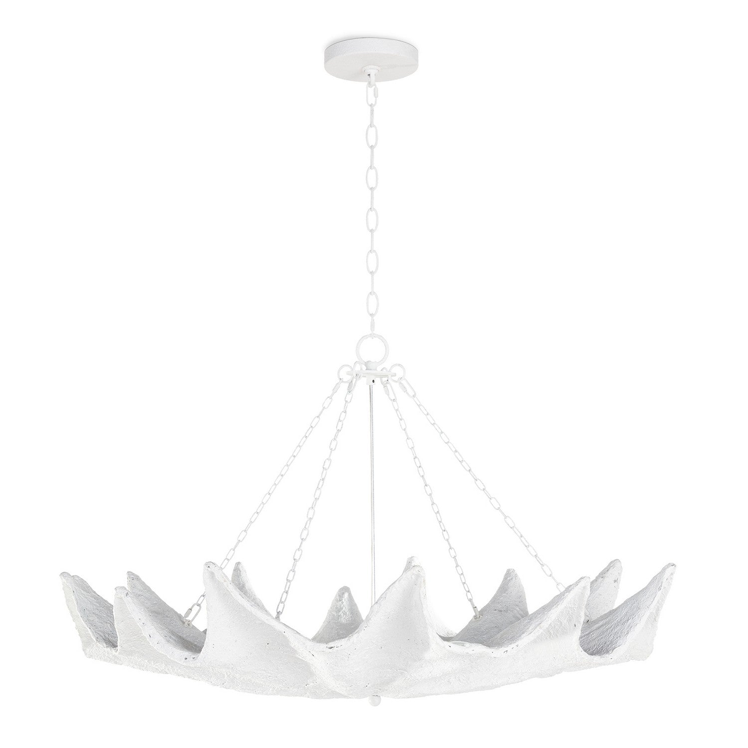 Regina Andrew - 16-1415 - 12 Light Chandelier - Clam - White