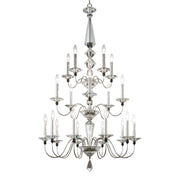 Schonbek - 9698-40O - 20 Light Chandelier - Jasmine - Polished Silver