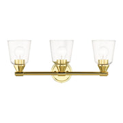 Livex Lighting - 16783-02 - Three Light Vanity Sconce - Catania - Polished Brass