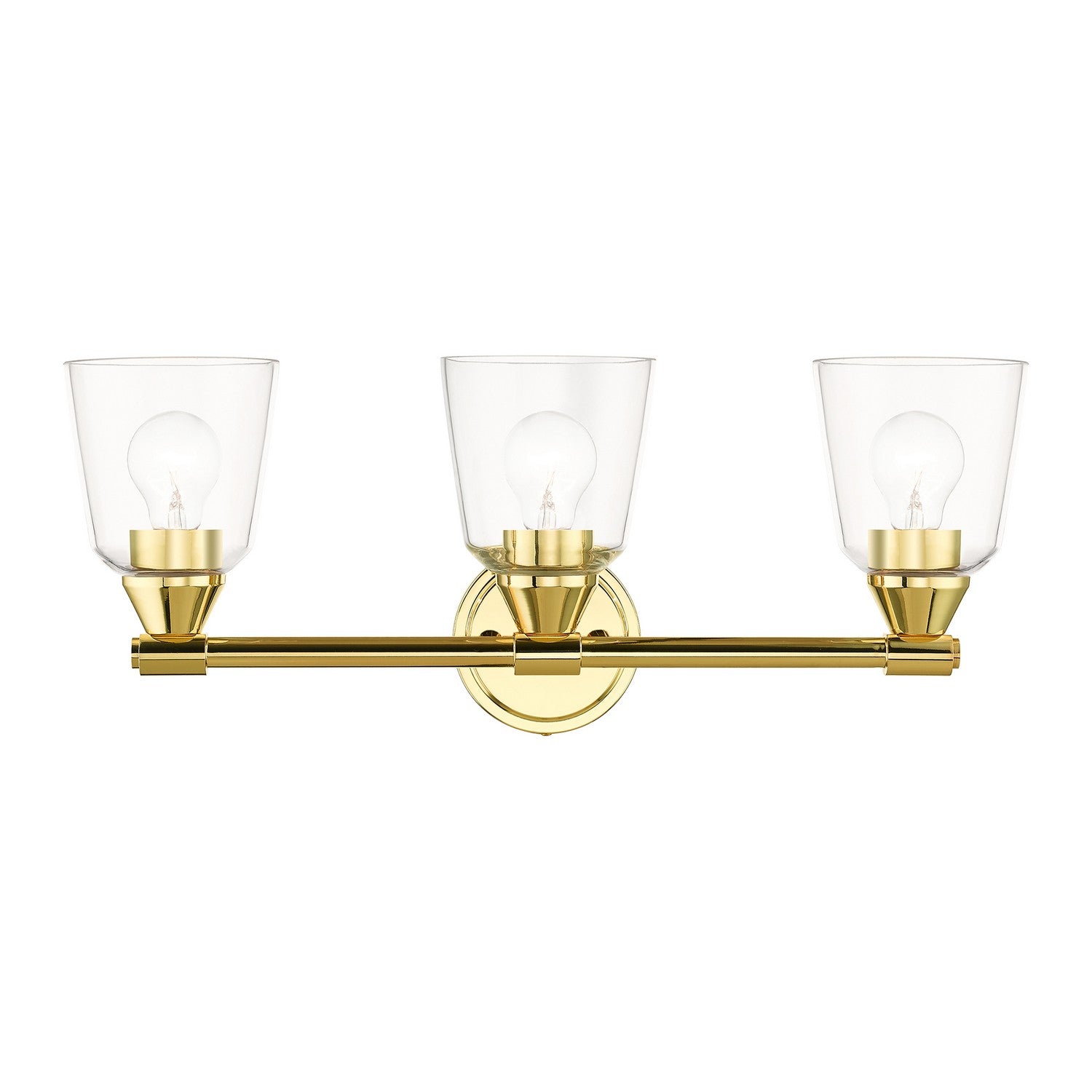 Livex Lighting - 16783-02 - Three Light Vanity Sconce - Catania - Polished Brass