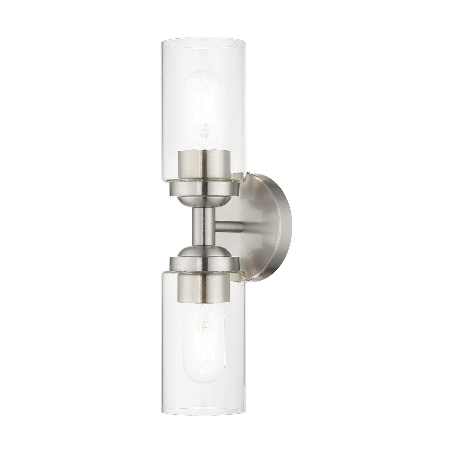 Livex Lighting - 18082-91 - Two Light Vanity Sconce - Whittier - Brushed Nickel
