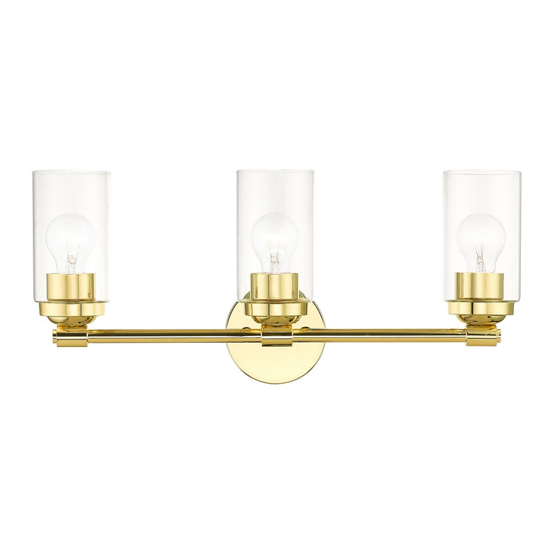 Livex Lighting - 18083-02 - Three Light Vanity Sconce - Whittier - Polished Brass