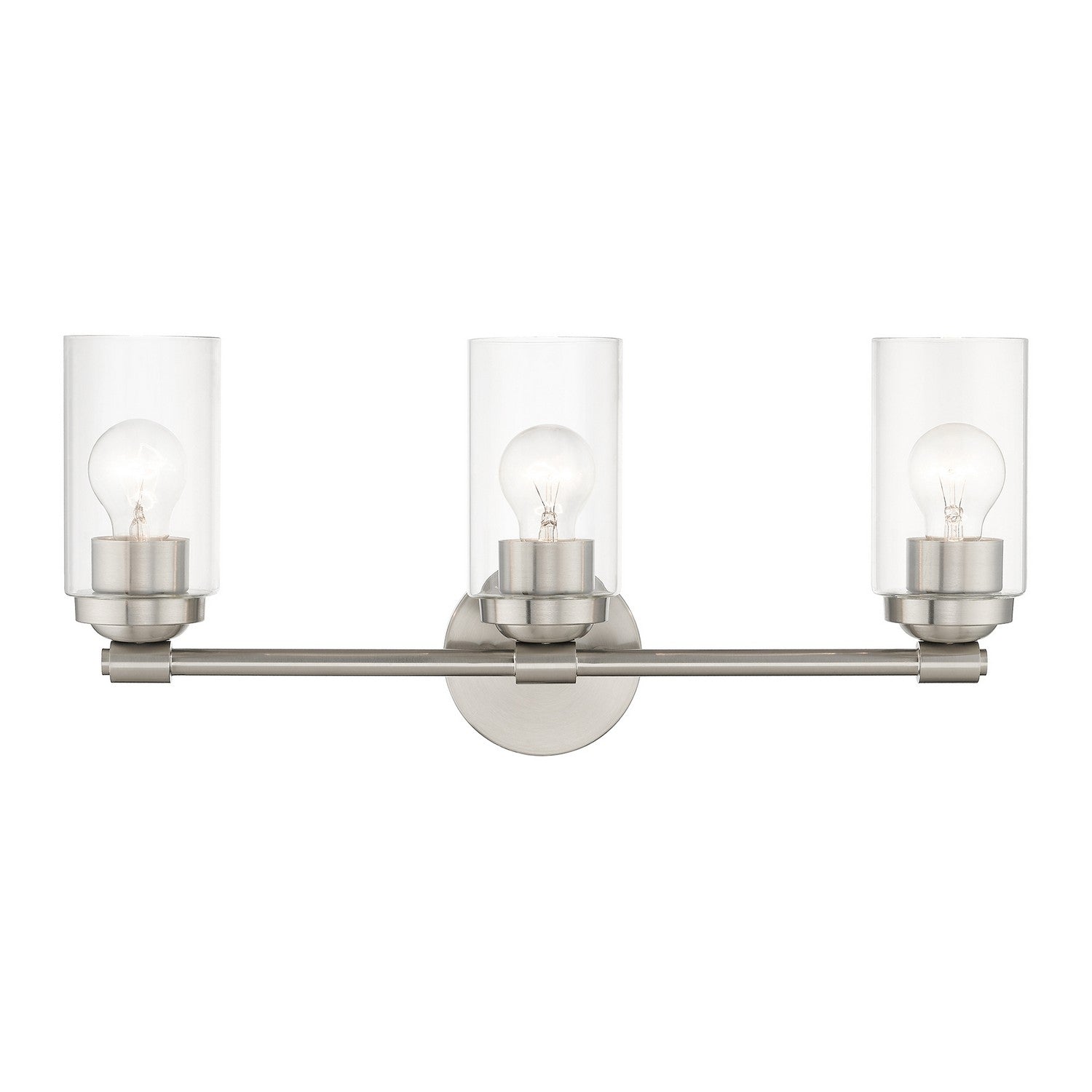 Livex Lighting - 18083-91 - Three Light Vanity Sconce - Whittier - Brushed Nickel