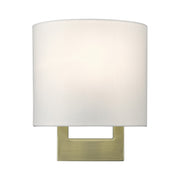 Livex Lighting - 42400-01 - One Light Wall Sconce - ADA Wall Sconces - Antique Brass