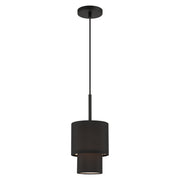 Livex Lighting - 50271-04 - One Light Mini Pendant - Bainbridge - Black