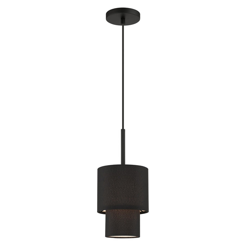 Livex Lighting - 50271-04 - One Light Mini Pendant - Bainbridge - Black