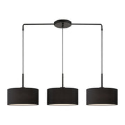 Livex Lighting - 50273-04 - Three Light Linear Chandelier - Bainbridge - Black