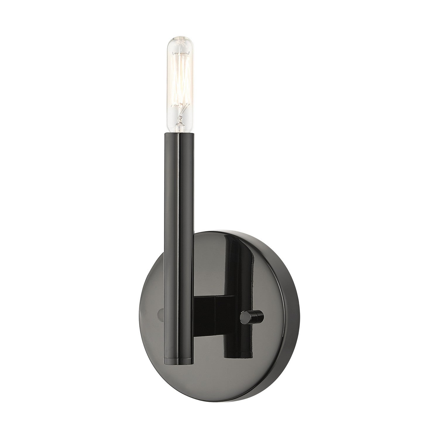 Livex Lighting - 51171-46 - One Light Wall Sconce - Copenhagen - Black Chrome