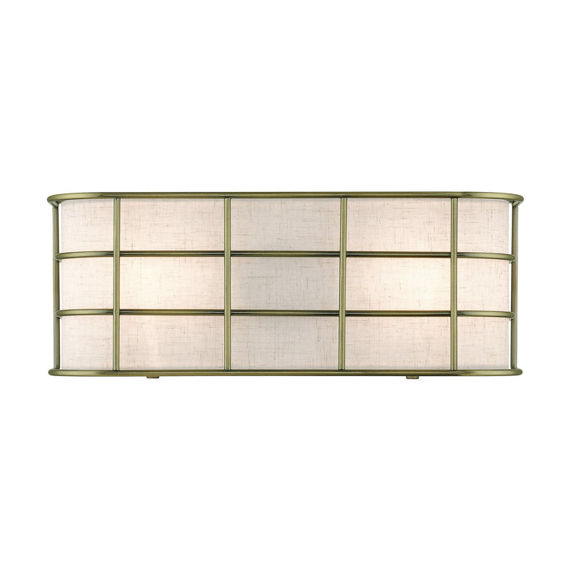Livex Lighting - 55110-01 - Two Light Wall Sconce - Blanchard - Antique Brass