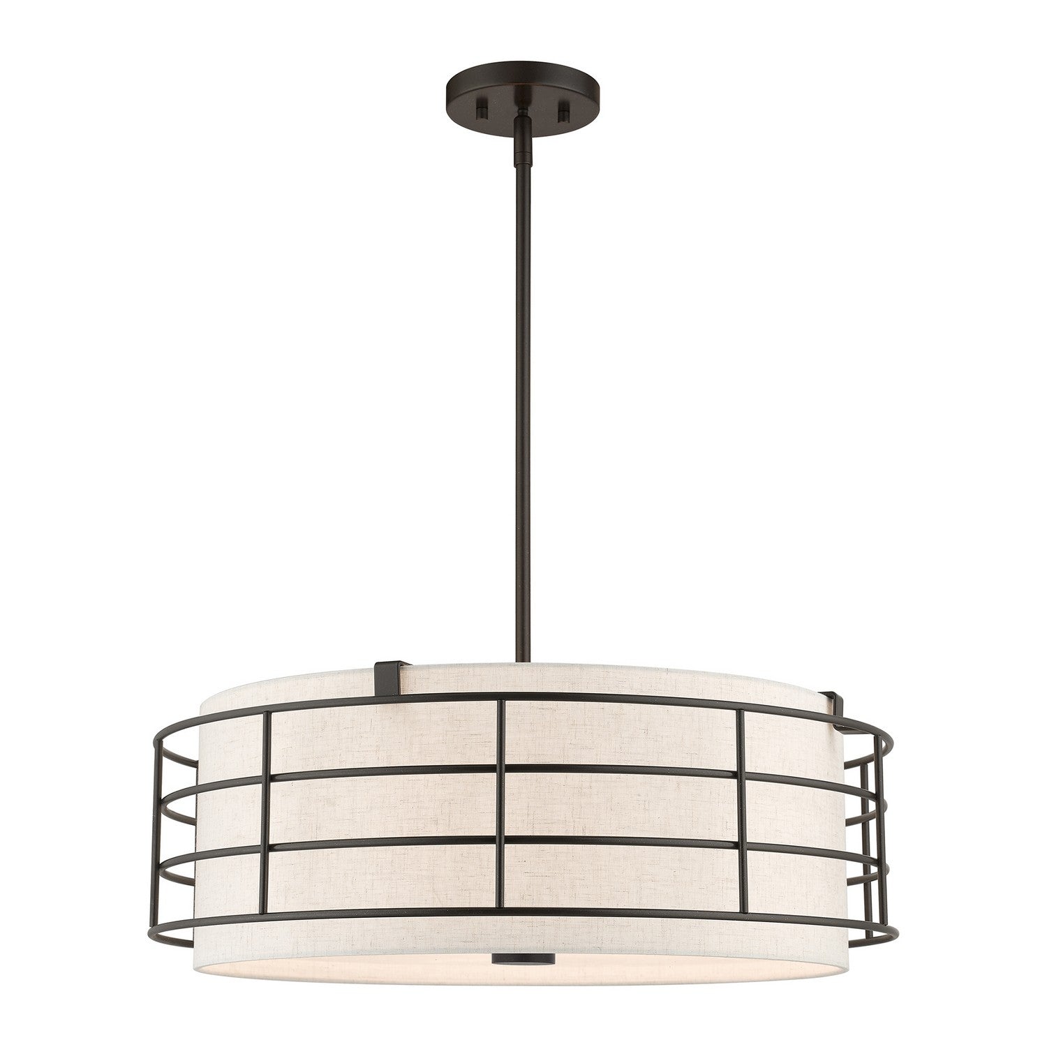 Livex Lighting - 55115-92 - Five Light Pendant Chandelier - Blanchard - English Bronze