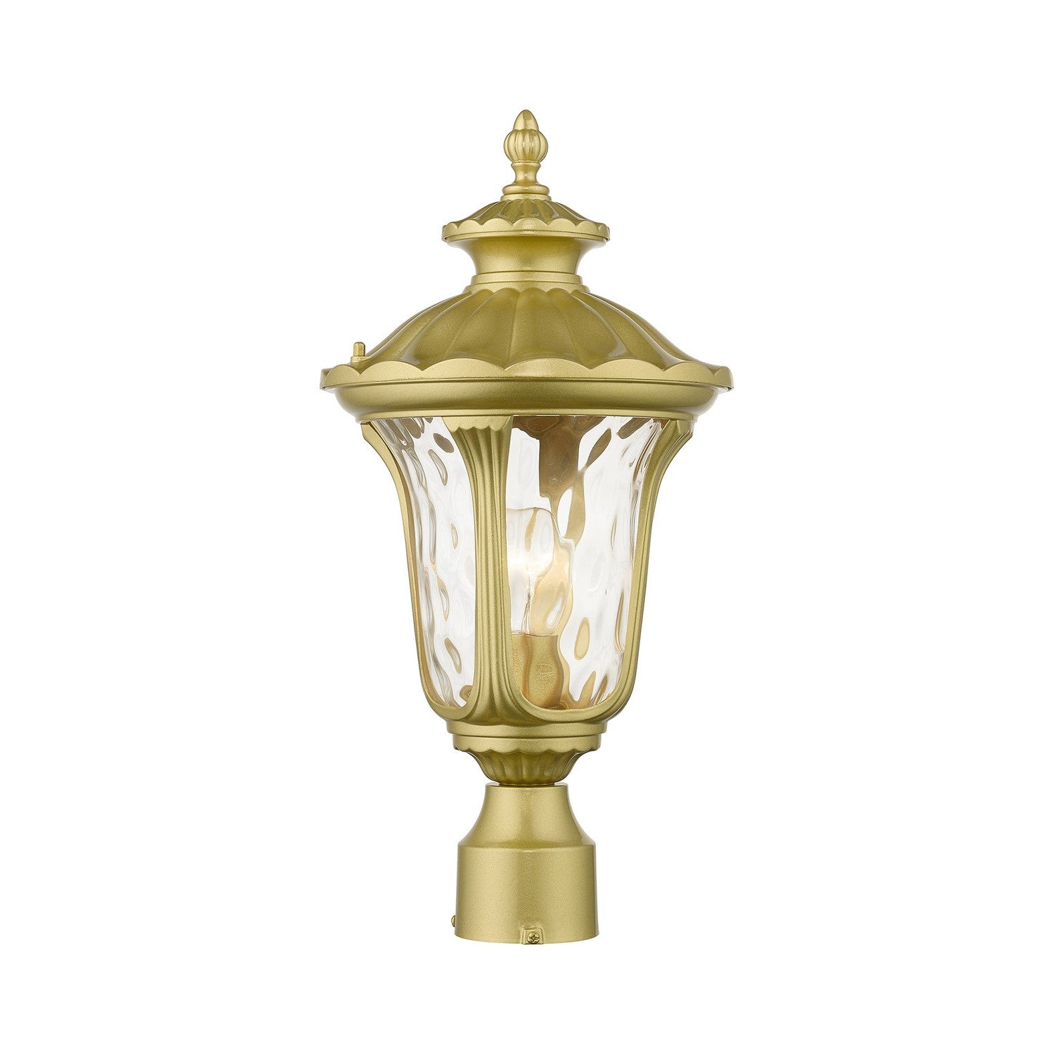 Livex Lighting - 7855-33 - One Light Outdoor Post Top Lantern - Oxford - Soft Gold
