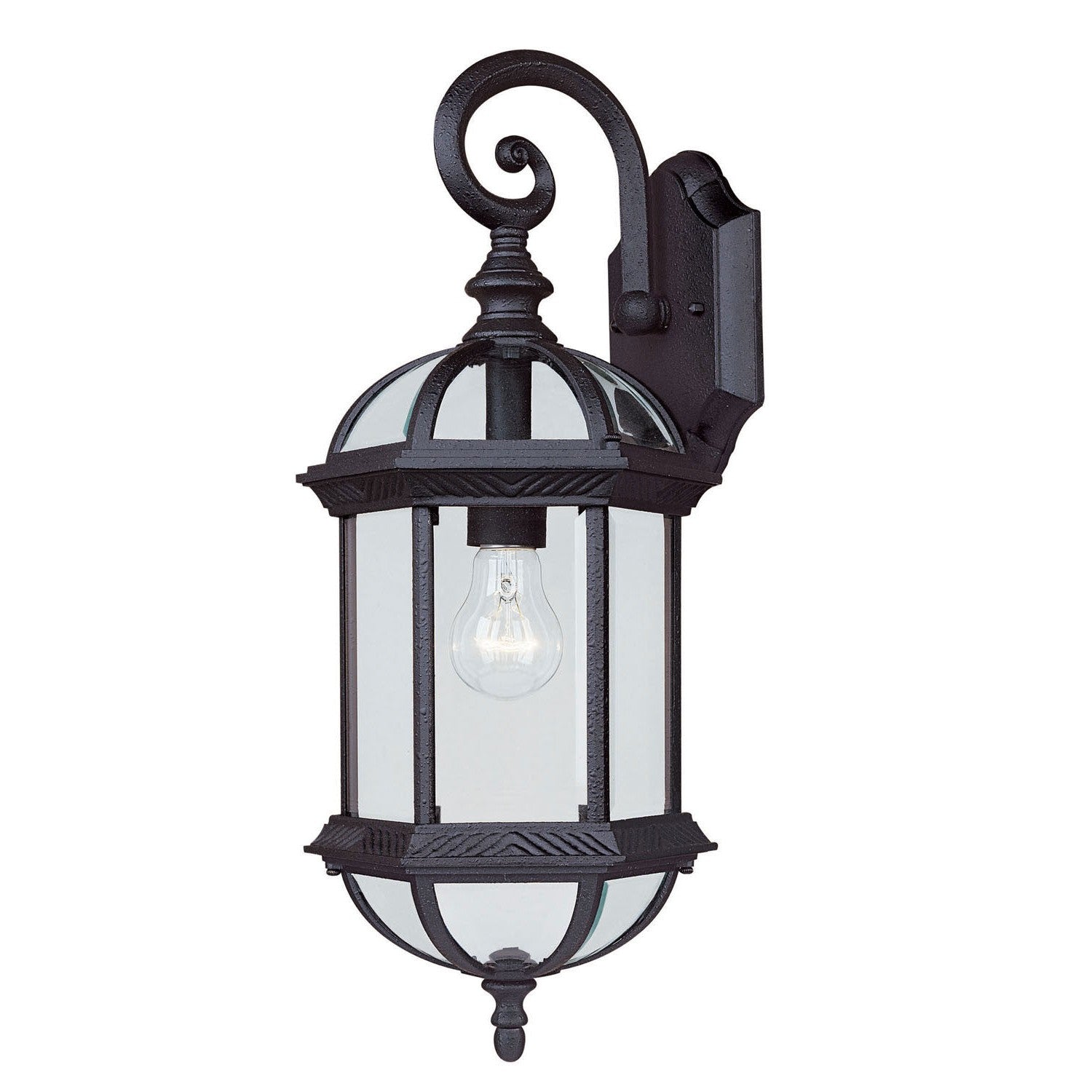 Savoy House - 5-0630-BK - One Light Wall Mount - Kensington - Textured Black