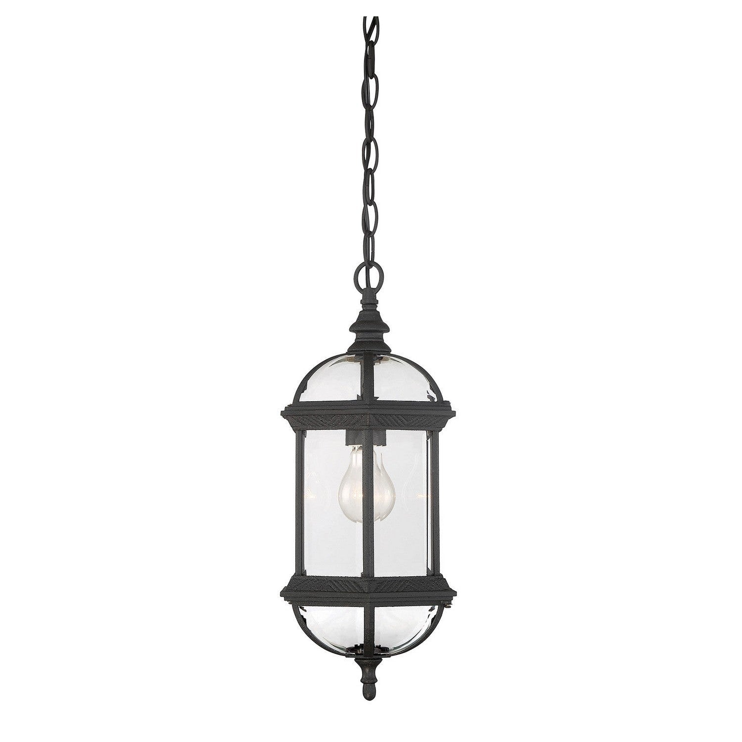 Savoy House - 5-0631-BK - One Light Hanging Lantern - Kensington - Textured Black