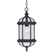 Savoy House - 5-0631-BK - One Light Hanging Lantern - Kensington - Textured Black