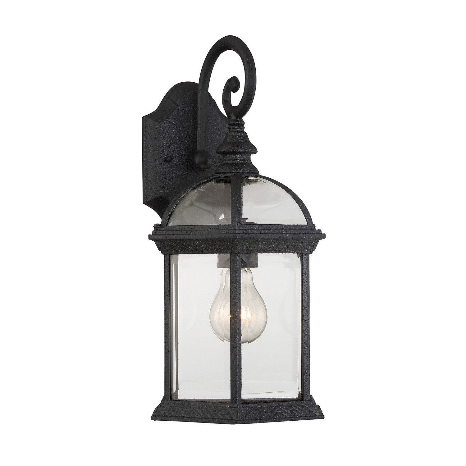 Savoy House - 5-0633-BK - One Light Wall Mount - Kensington - Textured Black