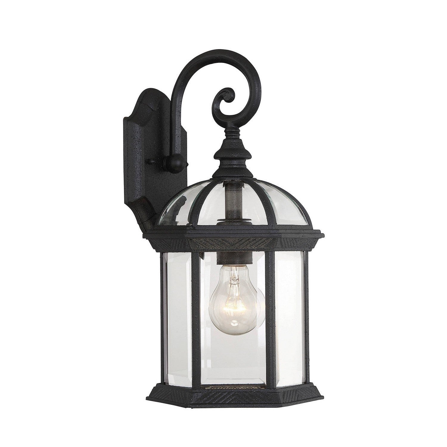 Savoy House - 5-0633-BK - One Light Wall Mount - Kensington - Textured Black