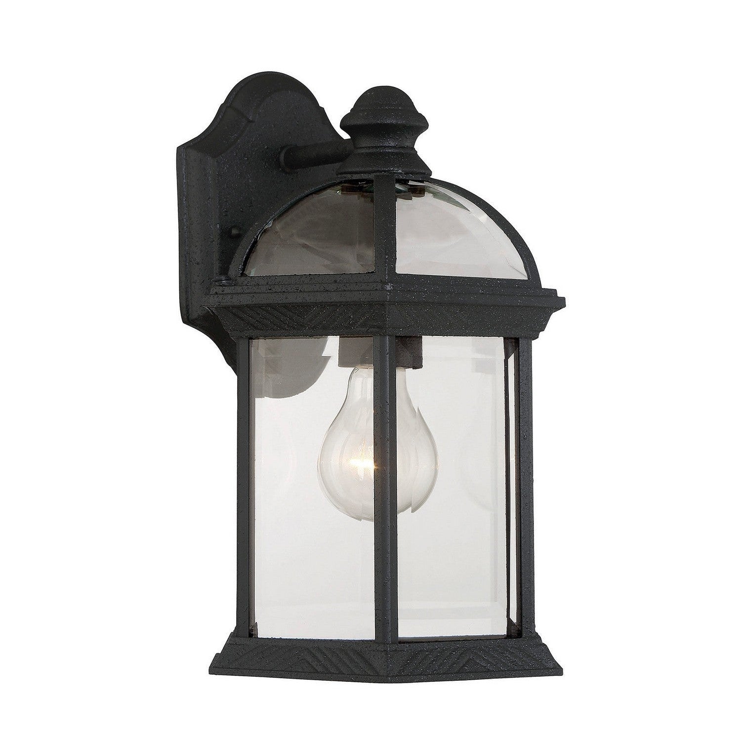 Savoy House - 5-0634-BK - One Light Wall Mount - Kensington - Textured Black