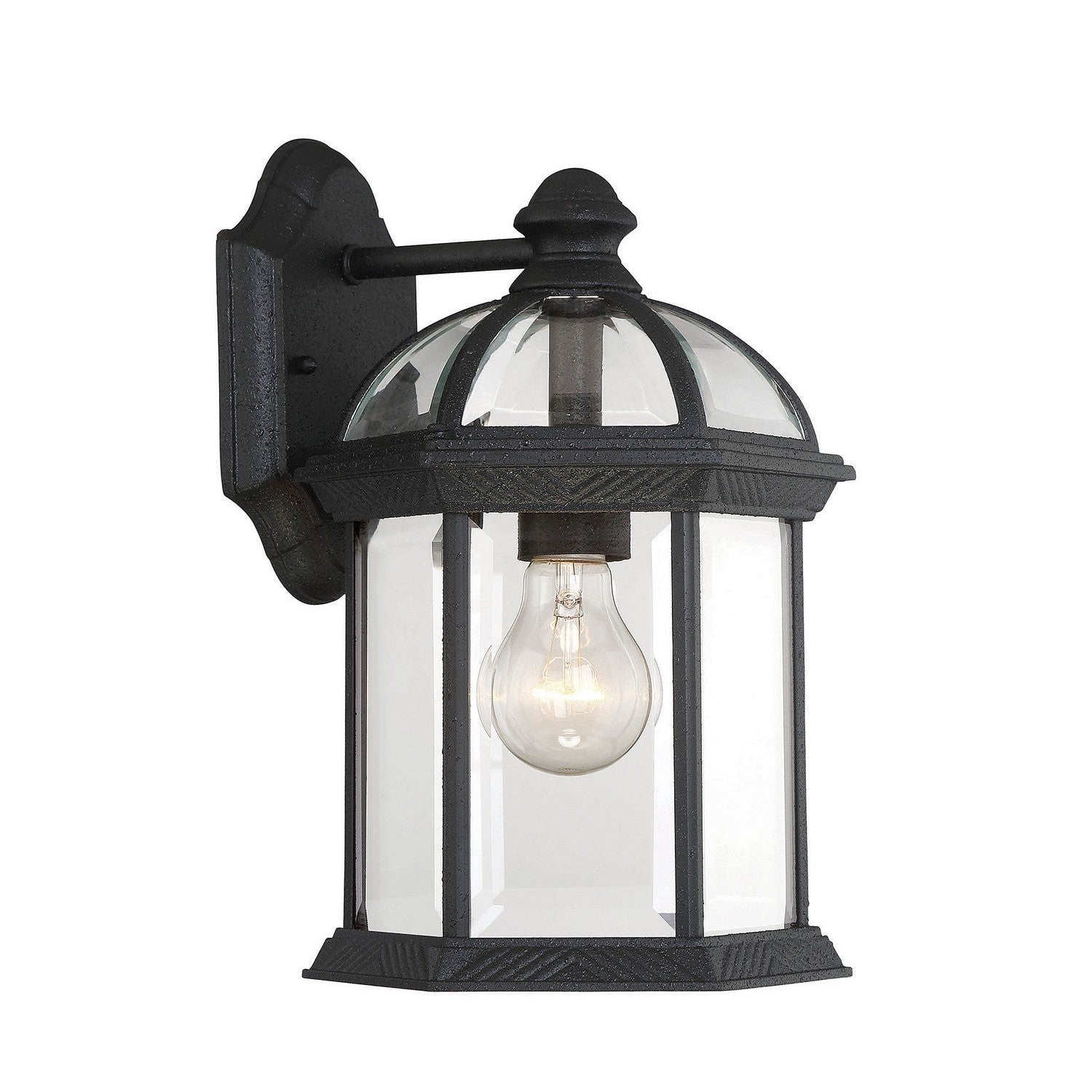 Savoy House - 5-0634-BK - One Light Wall Mount - Kensington - Textured Black