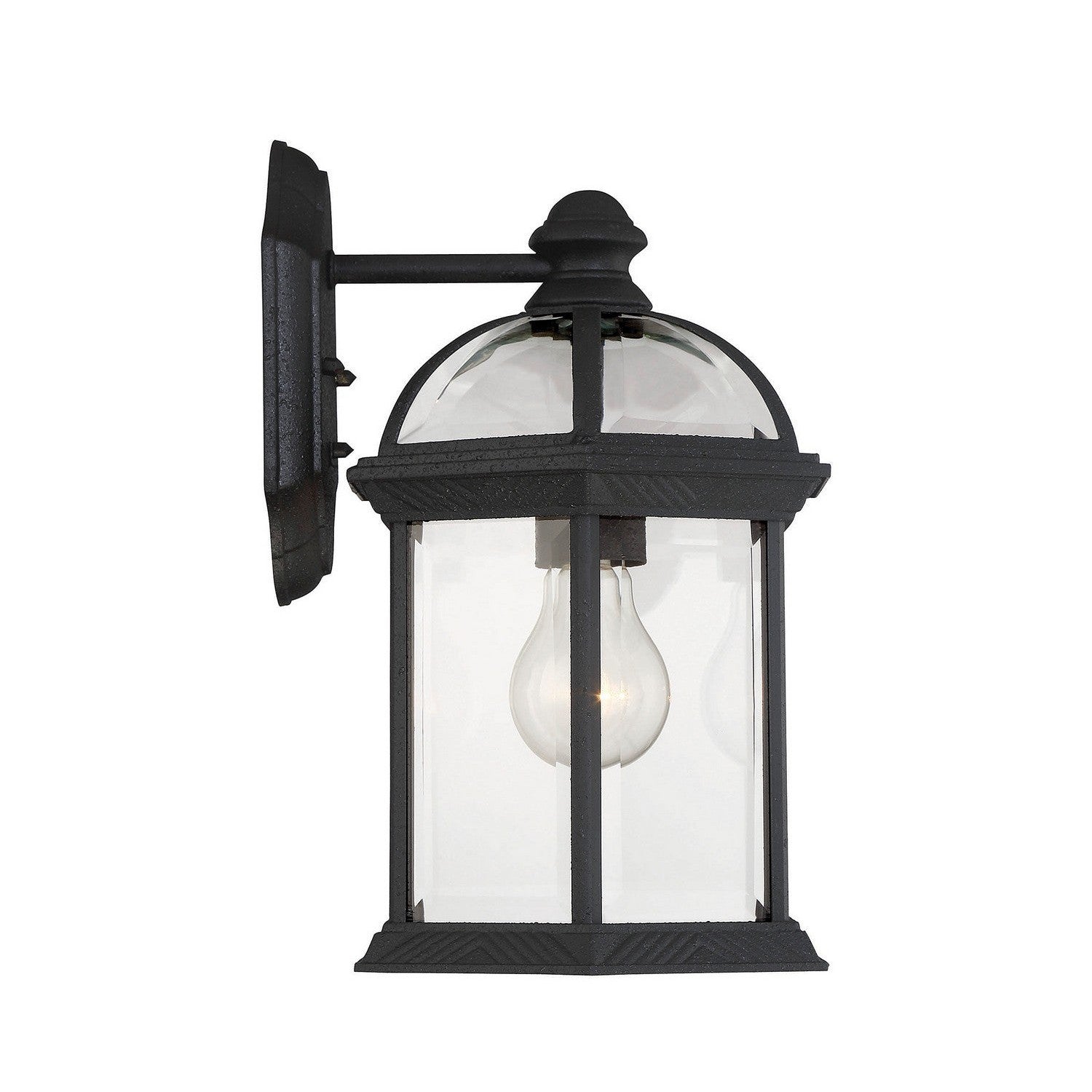 Savoy House - 5-0634-BK - One Light Wall Mount - Kensington - Textured Black