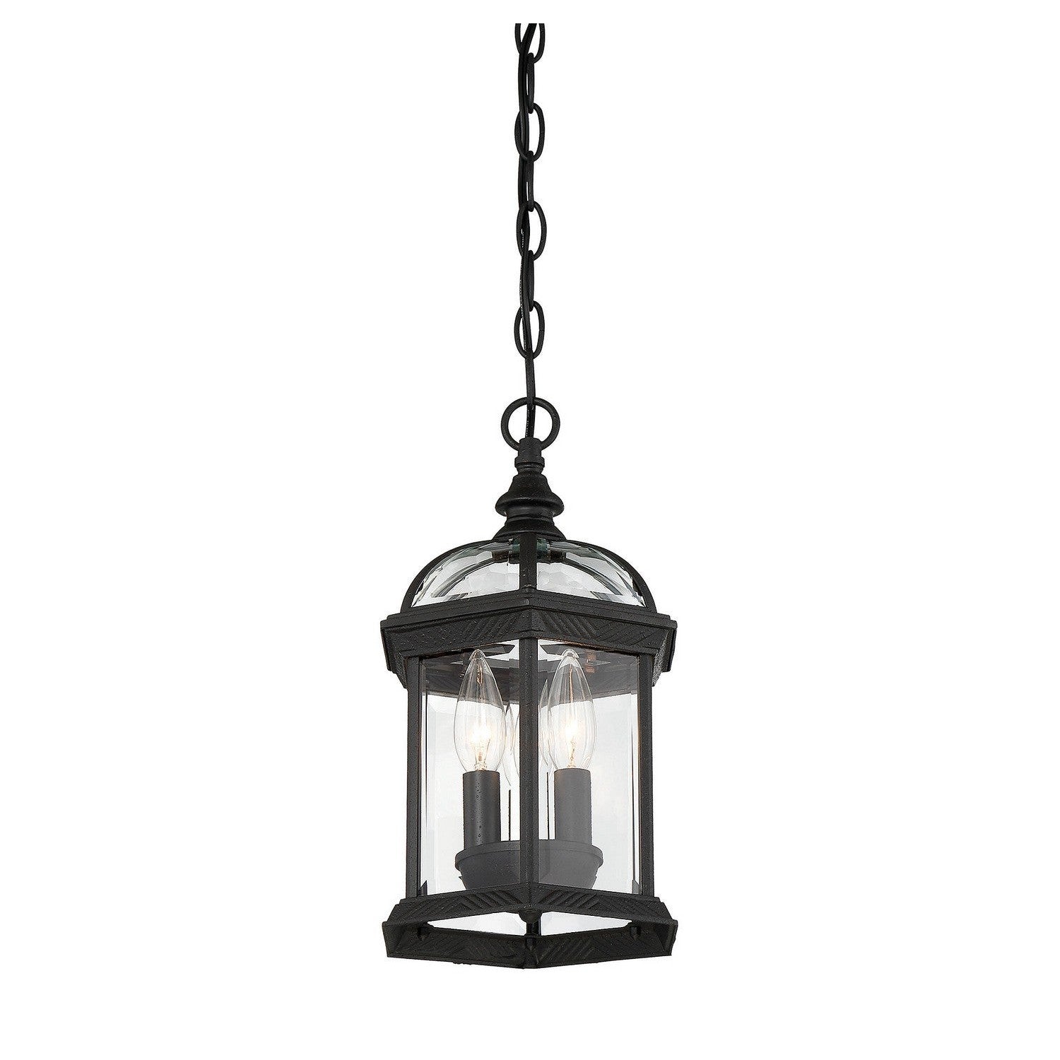 Savoy House - 5-0635-BK - Three Light Hanging Lantern - Kensington - Textured Black