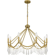 Quoizel - AID5030AB - Eight Light Chandelier - Airedale - Aged Brass