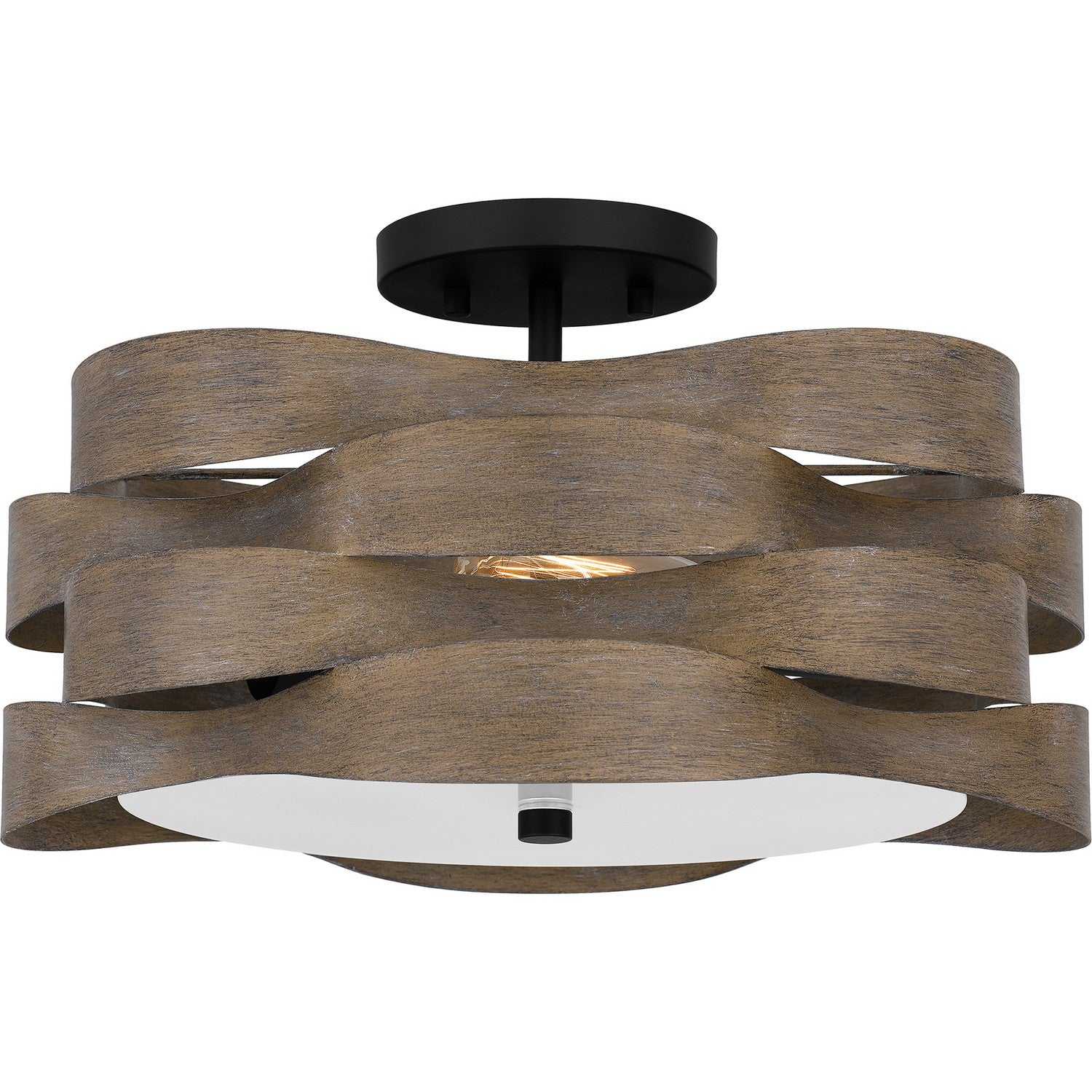 Quoizel - APL1716MBK - Two Light Semi Flush Mount - Appleton - Matte Black
