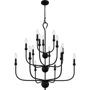 Quoizel - BLA5032MBK - 15 Light Chandelier - Blanche - Matte Black