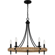 Quoizel - CNI5026MBK - Five Light Chandelier - Catania - Matte Black