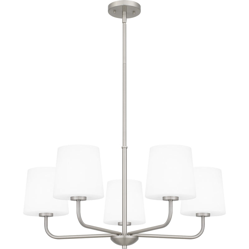 Quoizel - GGR5028BN - Five Light Chandelier - Gallagher - Brushed Nickel