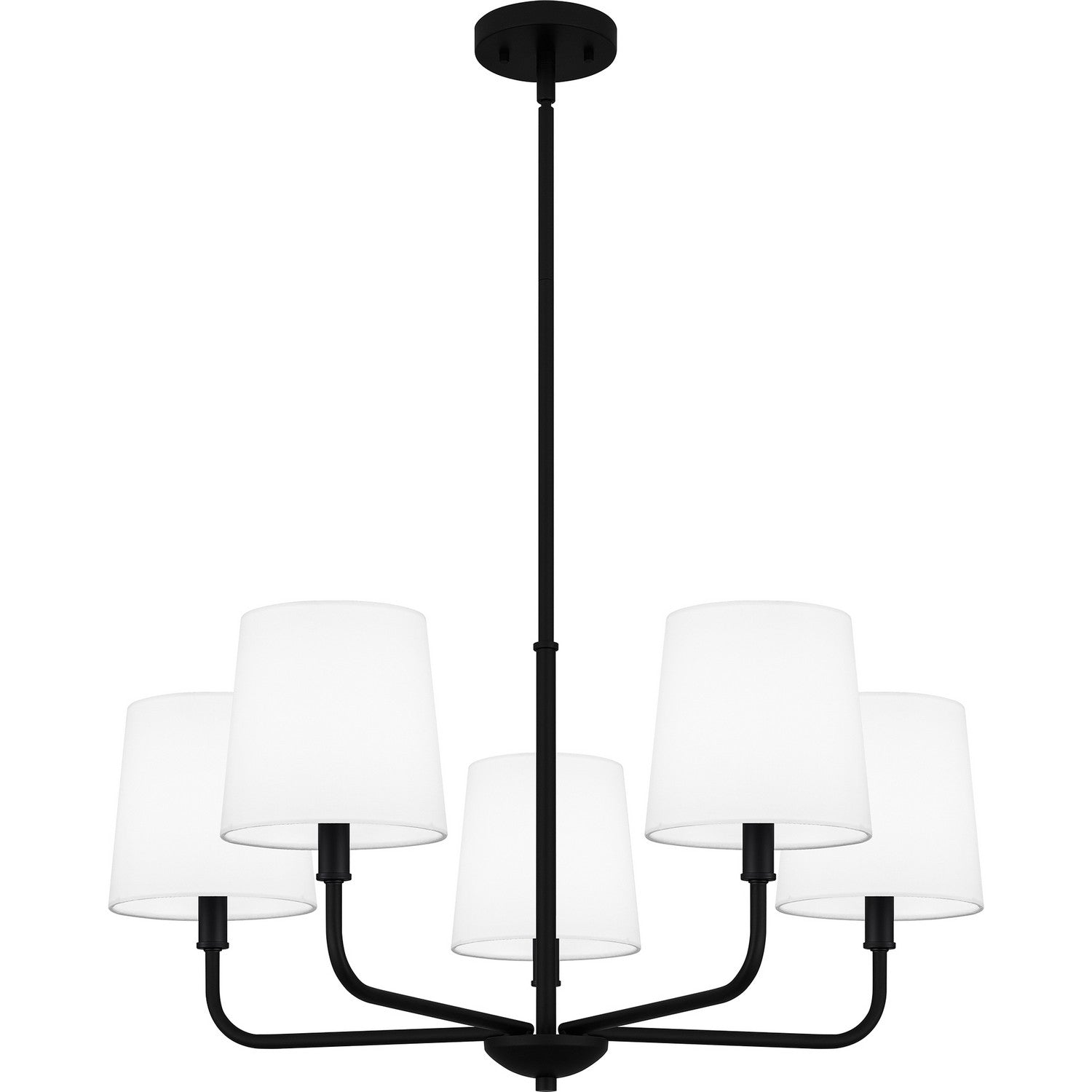 Quoizel - GGR5028MBK - Five Light Chandelier - Gallagher - Matte Black