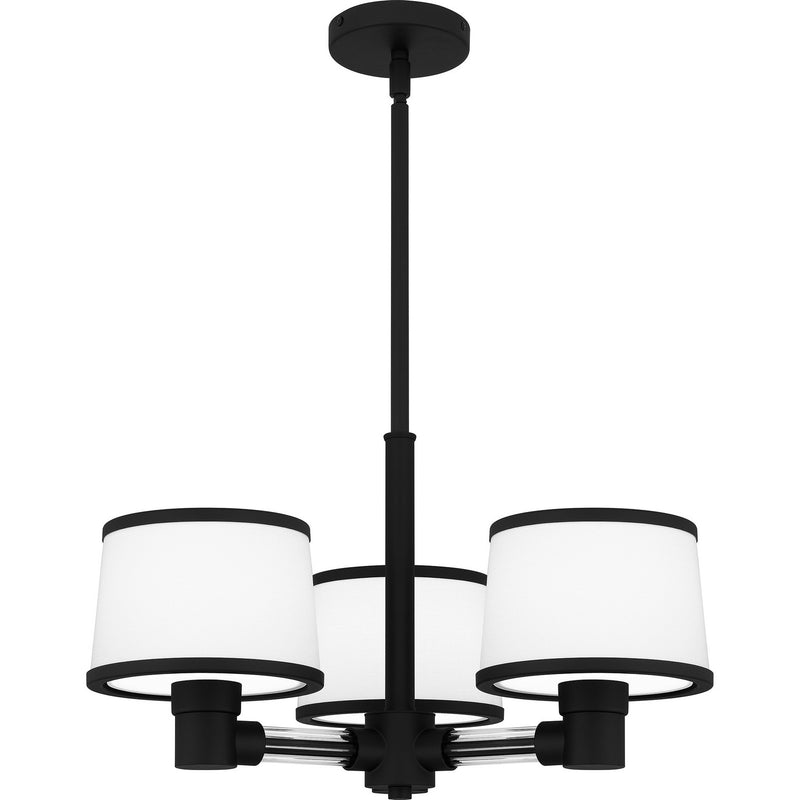 Quoizel - KYL2822MBK - Three Light Chandelier - Kylen - Matte Black