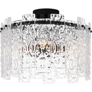 Quoizel - PCCAS1716MBK - Four Light Semi Flush Mount - Caspian - Matte Black