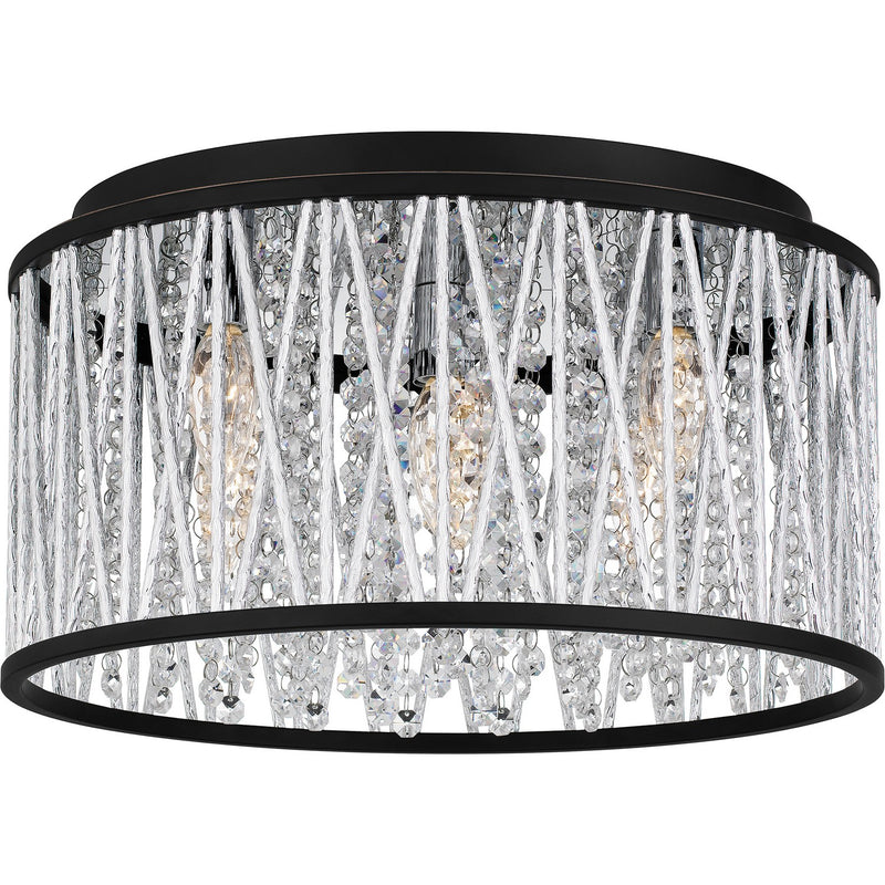 Quoizel - PCCET1616MBK - Five Light Flush Mount - Celeste - Matte Black