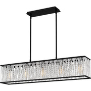 Quoizel - PCCET538MBK - Five Light Linear Chandelier - Celeste - Matte Black