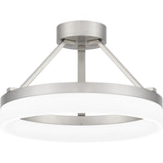 Quoizel - PCOH1716BN - LED Semi Flush Mount - Cohen - Brushed Nickel