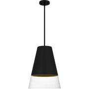 Quoizel - PRG1514BBK - One Light Pendant - Peregrine - Brushed Black